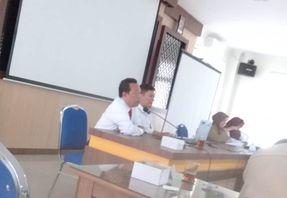 Mengikuti Rapat Pembahasan Laporan SPT Tahunan  di Aula BPPKAD Kabupaten Purworejo