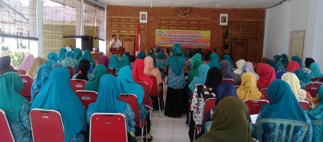 Rapat Konsultasi Tim Penggerak PKK Kecamatan Purwodadi