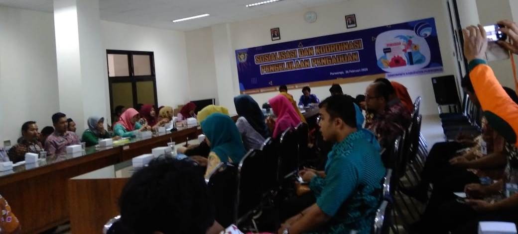 Mengikuti Sosialisasi dan Koordinasi Pengelolaan Pengaduan