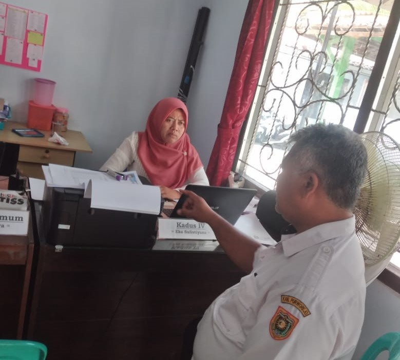 Monitoring Intensifikasi Penerimaan PBB P-2 Tahun 2023 di Kantor Desa Jenarwetan Kecamatan Purwodadi