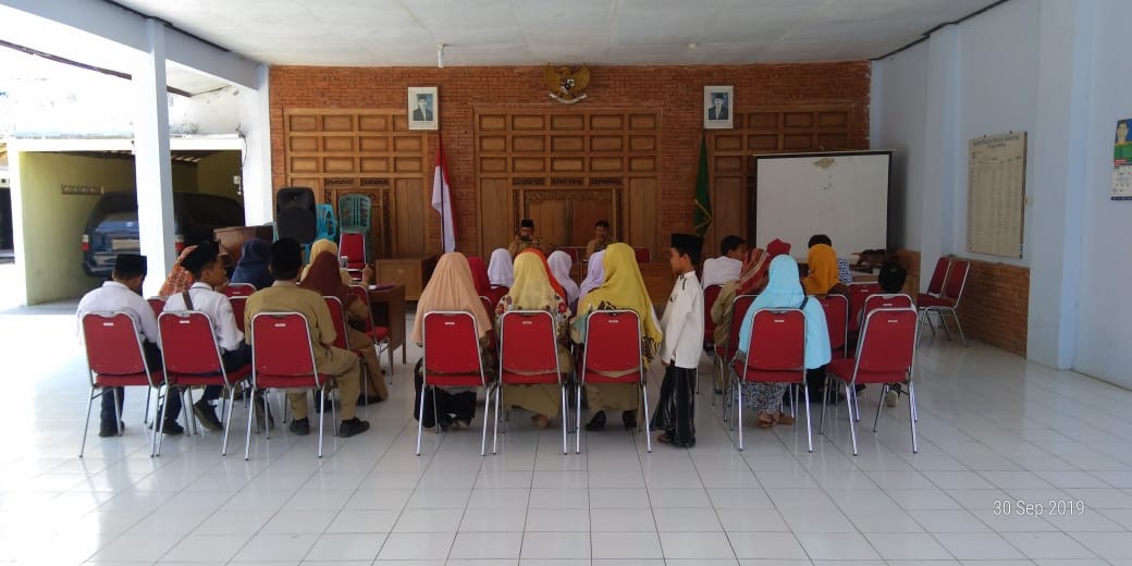 Rapat Pemantapan dan Final Checking Persiapan Kegiatan MTQ Pelajar XXXIV dan MTQ Umum XXVIII Kabupaten Purworejo Tahun 2019 di Pendopo Kecamatan Purwodadi