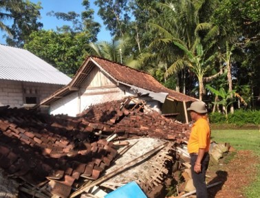 Monitoring Musibah Rumah Rusak di Desa Jenarwetan Kecamatan Purwodadi