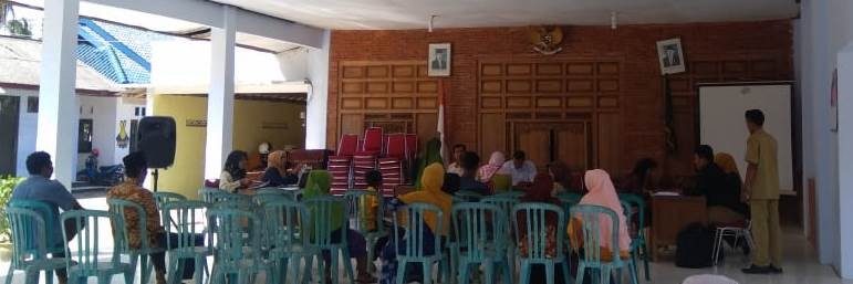 Kegiatan Pemberian Bantuan Pangan Non Tunai (BPNT) bagi Peserta Kartu Keluarga Sejahtera (KKS) Periode Juli 2019 di Kecamatan Purwodadi