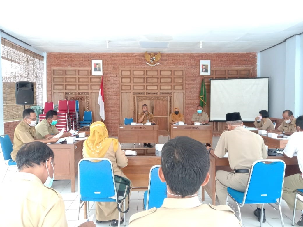 Rapat Koordinasi HUT Ke-50 KORPRI di Pendopo Kecamatan Purwodadi