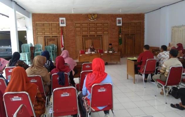 Kegiatan Konsultasi SPJ KPMD di Pendopo Kecamatan Purwodadi