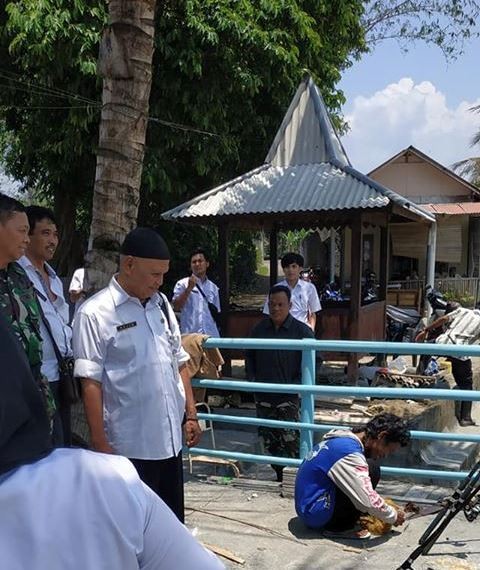 Kegiatan Meninjau Lokasi Bupati Saba Desa di Desa Jogoboyo Kecamatan Purwodadi