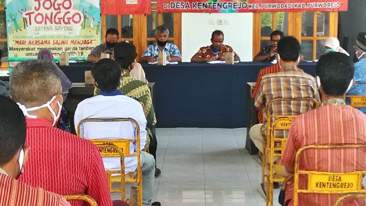 Musrenbang Desa dan Penyusunan RKPDes Tahun 2021 di Desa Kentengrejo Purwodadi