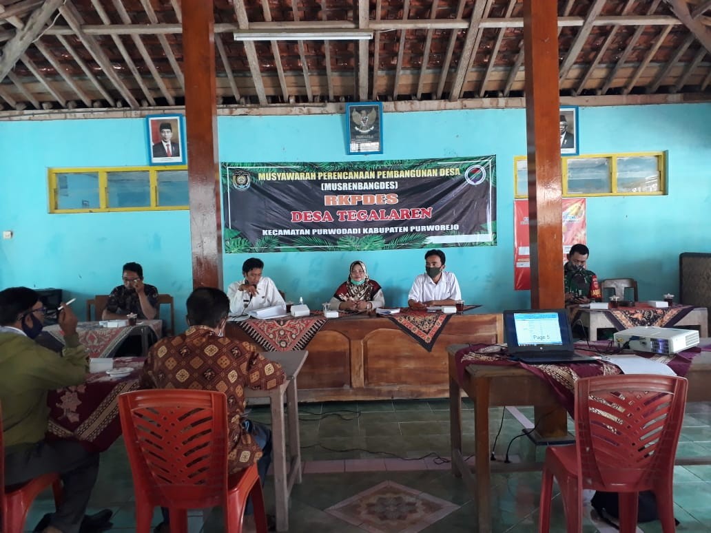 Musrenbang Desa dan Penyusunan RKPDes Tahun 2021 di Desa Tegalaren Purwodadi