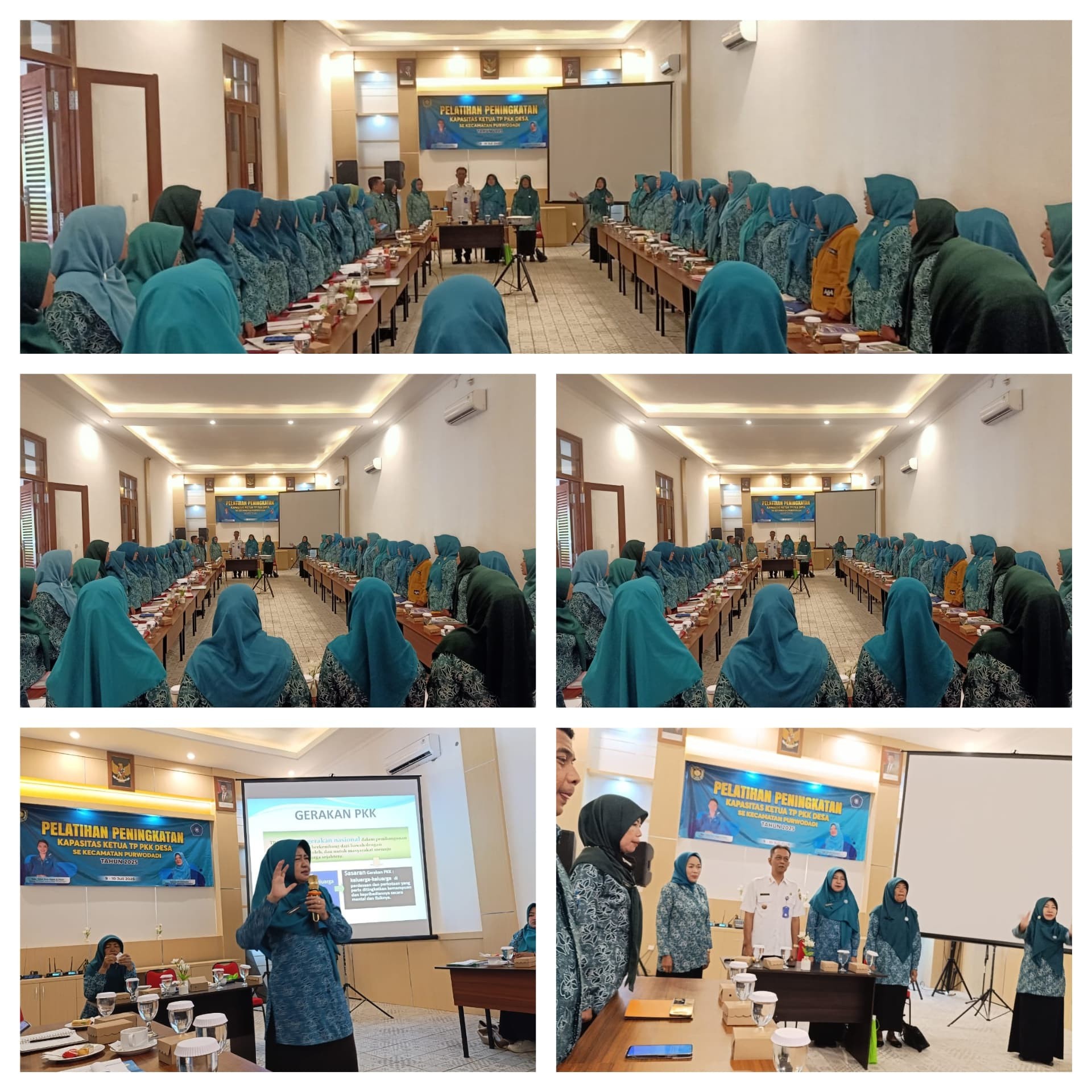  Kegiatan Peningkatan Kapasitas Bagi Ketua TP PKK Desa Se-Kecamatan Purwodadi,Dibuka oleh Camat Purwodadi
