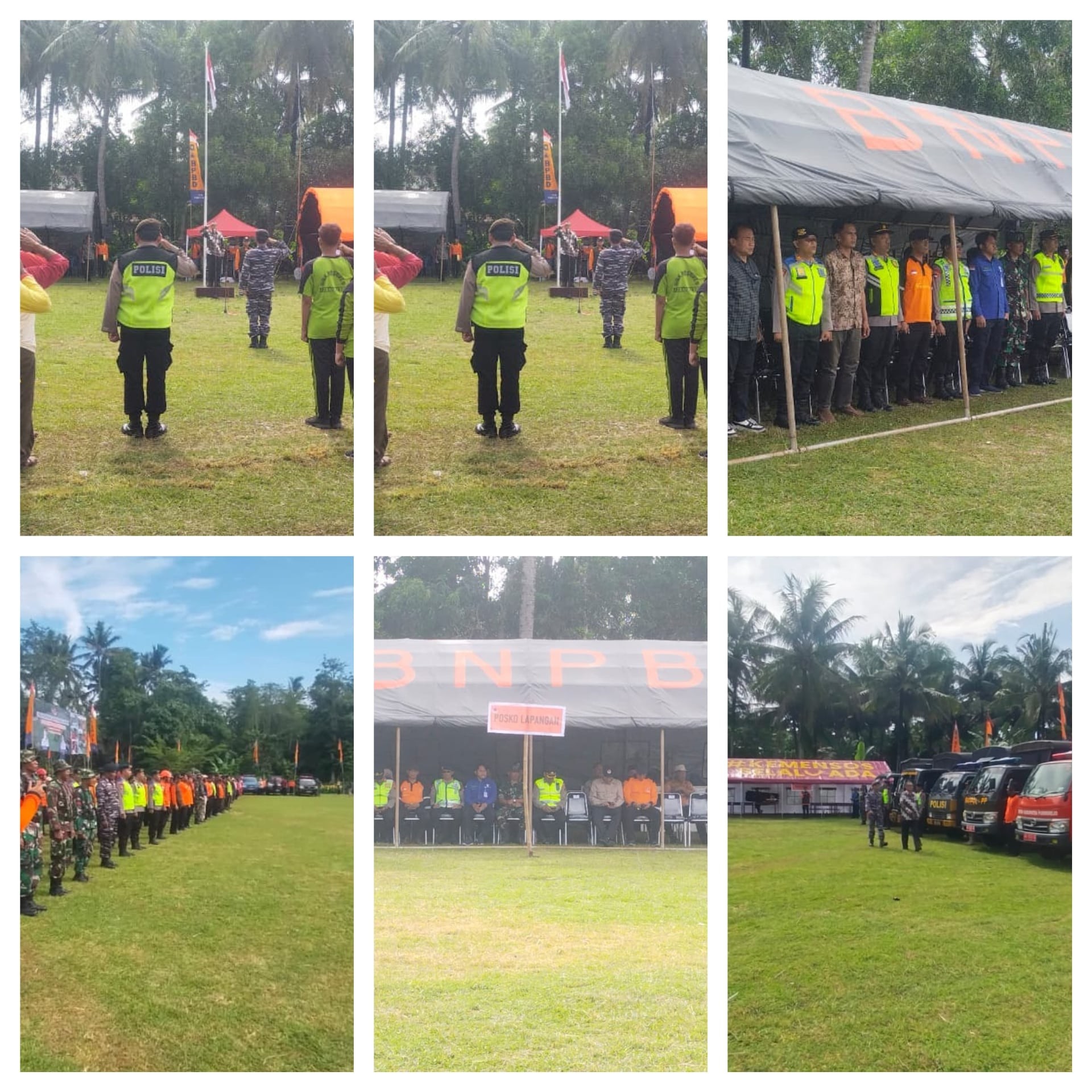 BPBD Kabupaten Purworejo menggelar Gladi Lapang Bencana Tsunami,Camat Purwodadi hadir