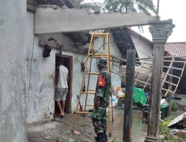 Monitoring Musibah Rumah Rusak di Desa Jatimalang Kecamatan Purwodadi