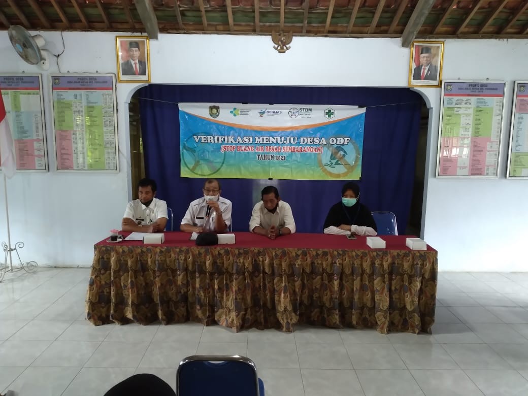 Verifikasi Menuju Desa ODF (Open Defecation Free) di Balai Desa Jenarwetan Purwodadi 