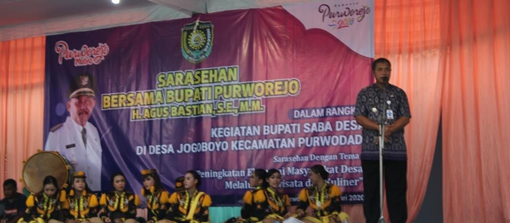 Peresmian Kantin Sehat di Desa Jogoboyo Kecamatan Purwodadi