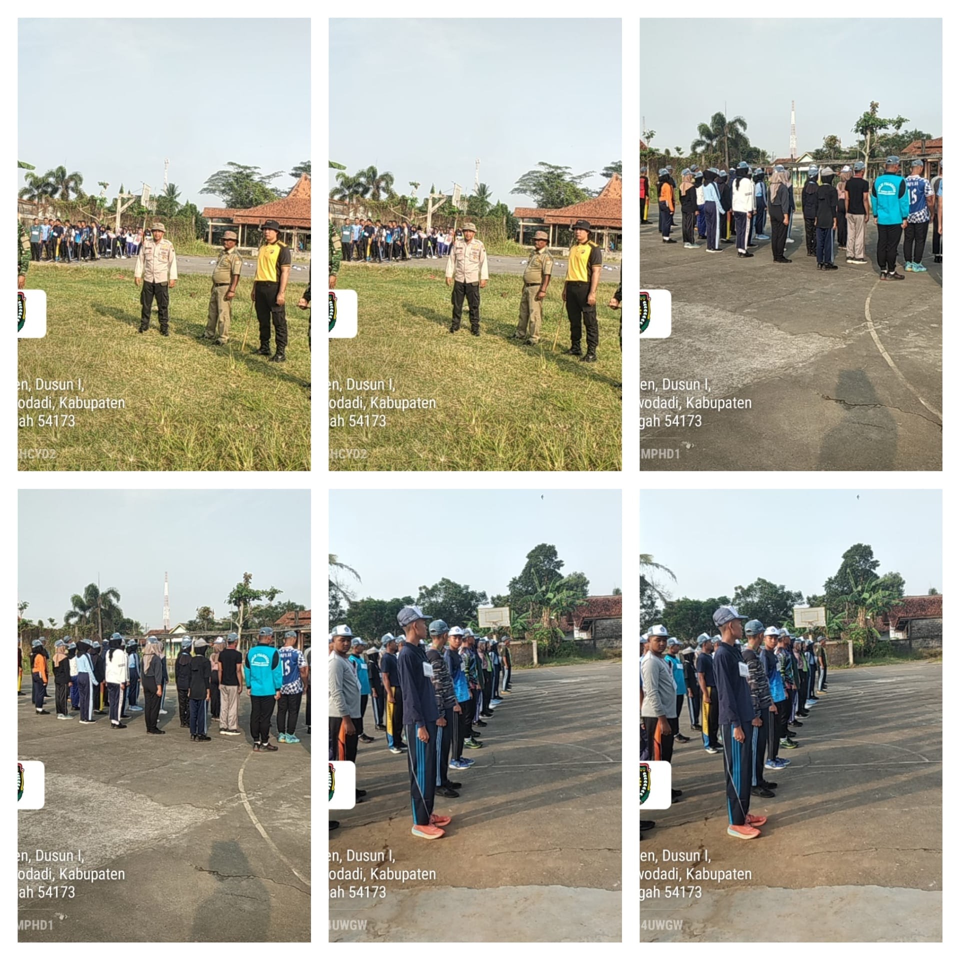 Kecamatan Purwodadi memfasilitasi Latihan Paskibra di Halaman Eks. Kawedanan Purwodadi