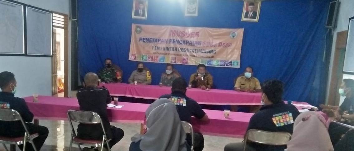 Musyawarah Desa Pencapaian SDGS Desa Jatimalang Kecamatan Purwodadi 