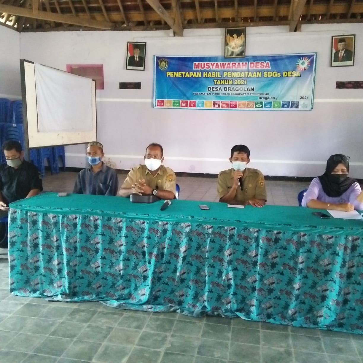 Musyawarah Desa Pencapaian SDGS Desa Bragolan Kecamatan Purwodadi 