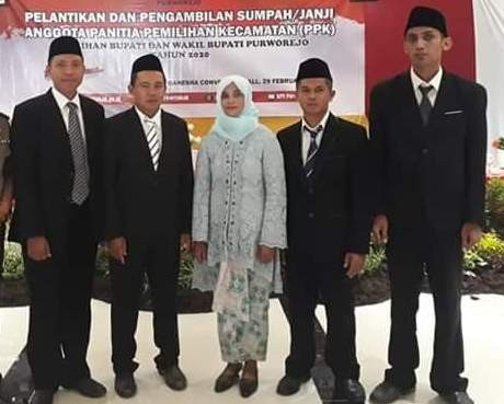 Pelantikan dan Pengambilan Sumpah dan Janji Anggota Panitia Pemilihan Kecamatan (PPK)