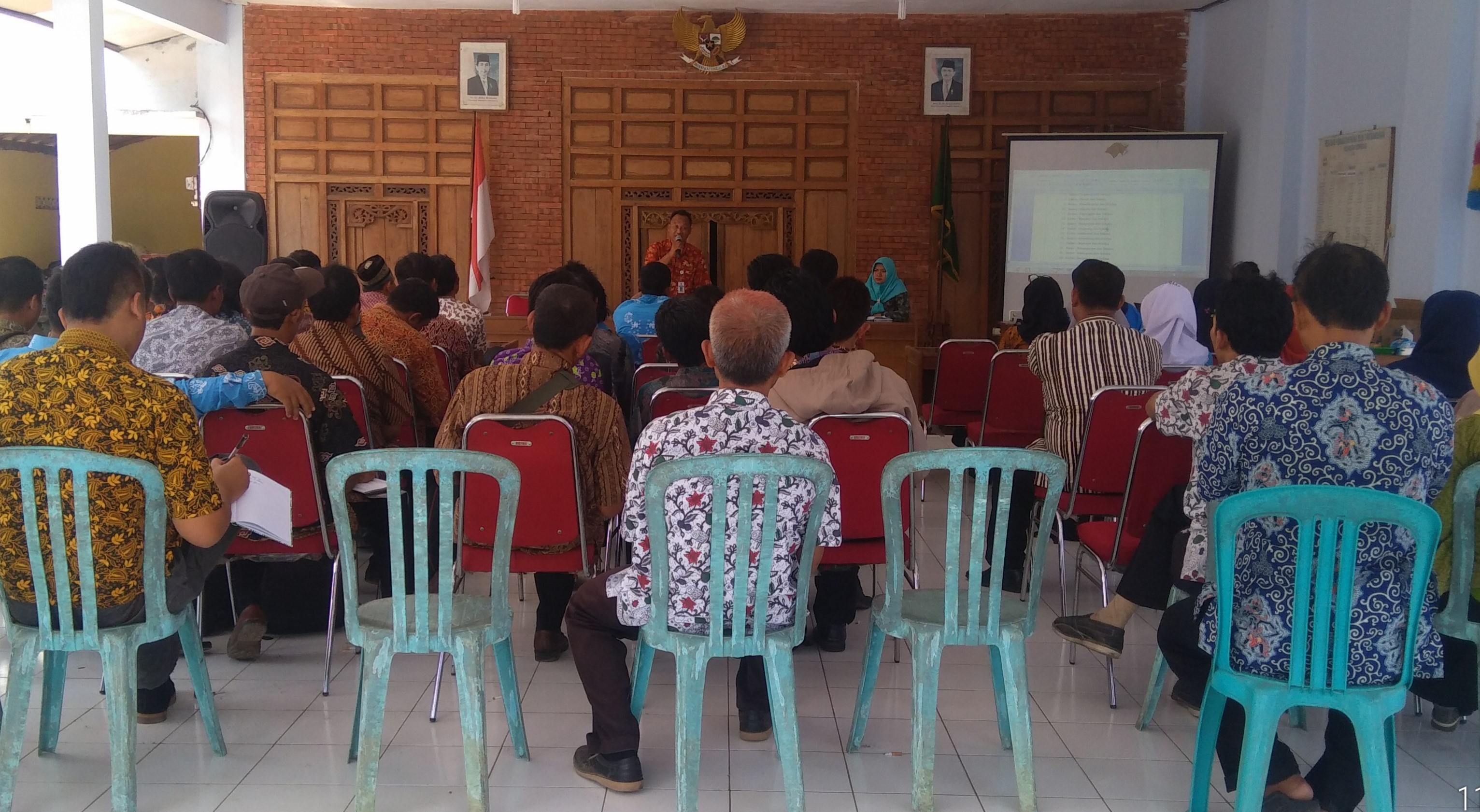 Rapat Koordinasi Pengajuan Dana Desa Tahap I Tahun Anggaran 2019 di  Kecamatan Purwodadi