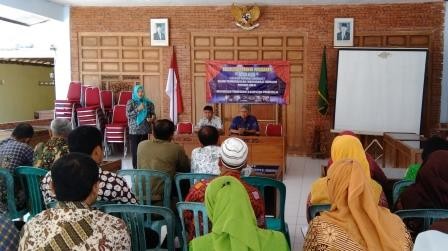 Rapat Koordinasi Sosialisasi Proyek Perubahan (Mas Edu) di Pendopo Kecamatan Purwodadi