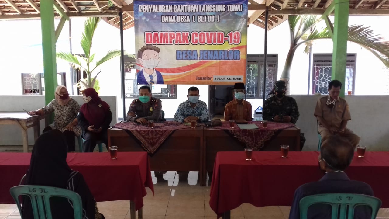 Penyaluran BLT DD Bulan Ke-7 di Desa Jenarlor Kecamatan Purwodadi