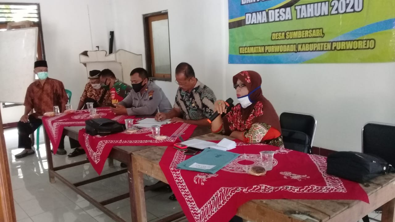 Penyaluran BLT DD Tahap di Desa Sumbersari Kecamatan Purwodadi