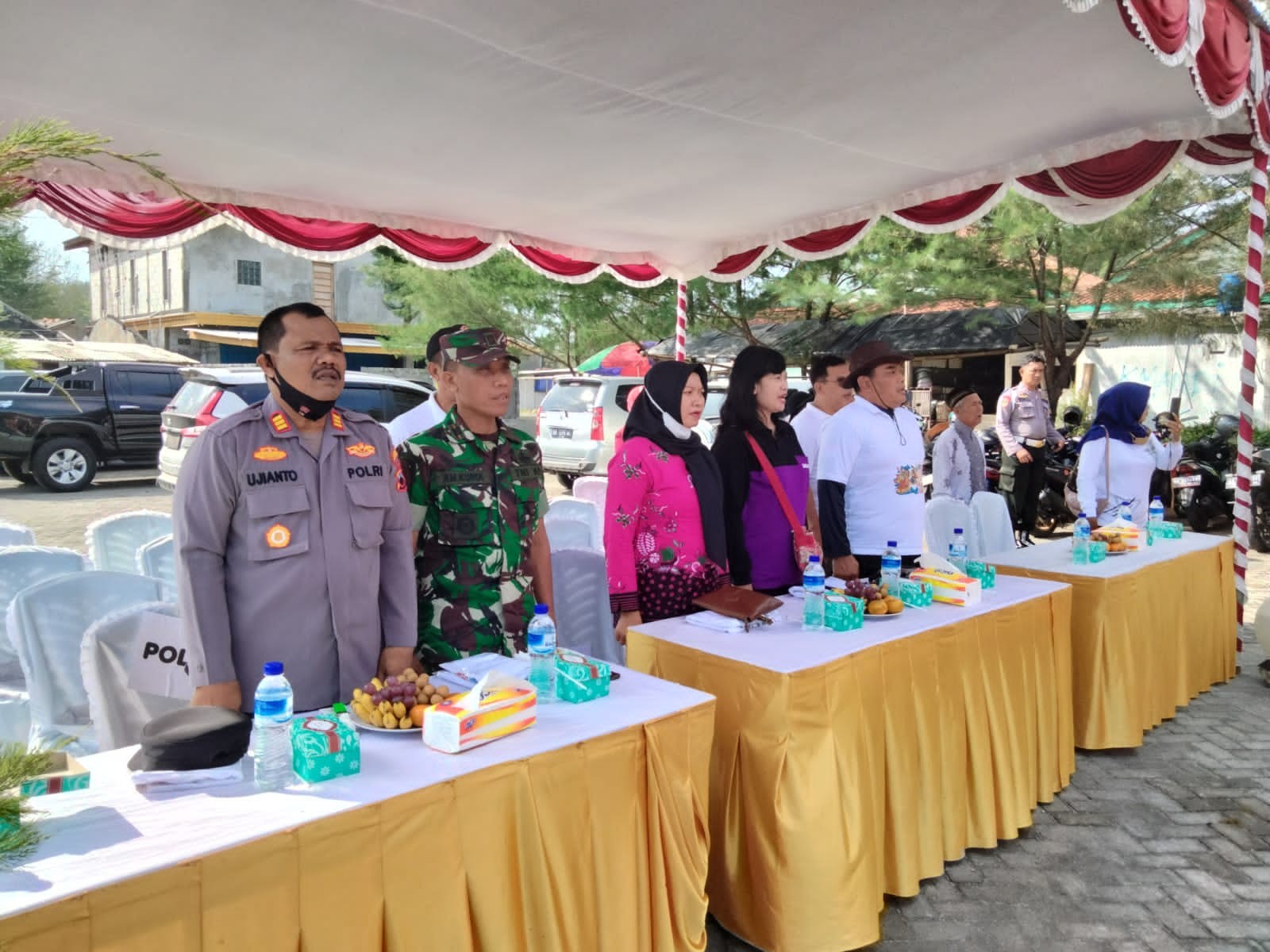 Camat Purwodadi Menghadiri Sosialisasi Gempur Rokok Ilegal di Pantai Dewa Ruci 