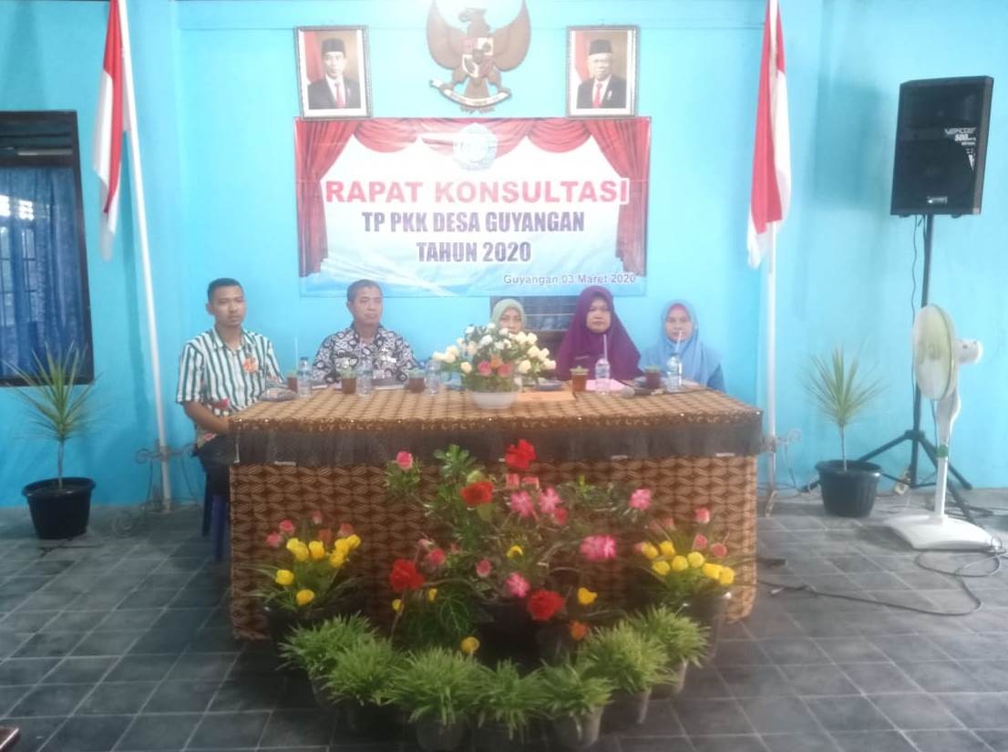 Rapat Konsultasi Tim Penggerak PKK Desa Guyangan Kecamatan Purwodadi