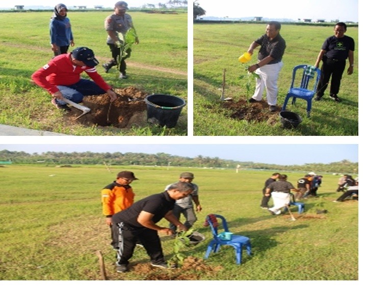 Kegiatan Tanam Pohon di Desa Jogoboyo Oleh Bupati Purworejo