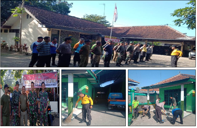 Kegiatan Kerja Bakti di Lingkungan Masjid An-Nur Desa Purwodadi Kecamatan Purwodadi