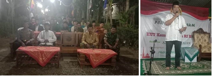 Pengajian Dalam Rangka HUT Ke-74 Kemerdekaan Republik Indonesia di Desa Karangsari Purwodadi