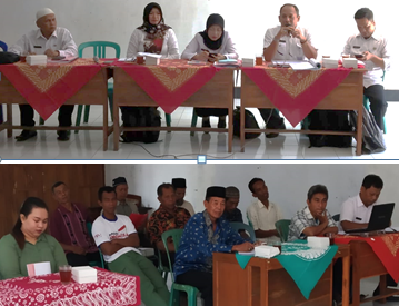 Pembekalan Panitia Pilkades Antar Waktu Desa Ketangi Purwodadi