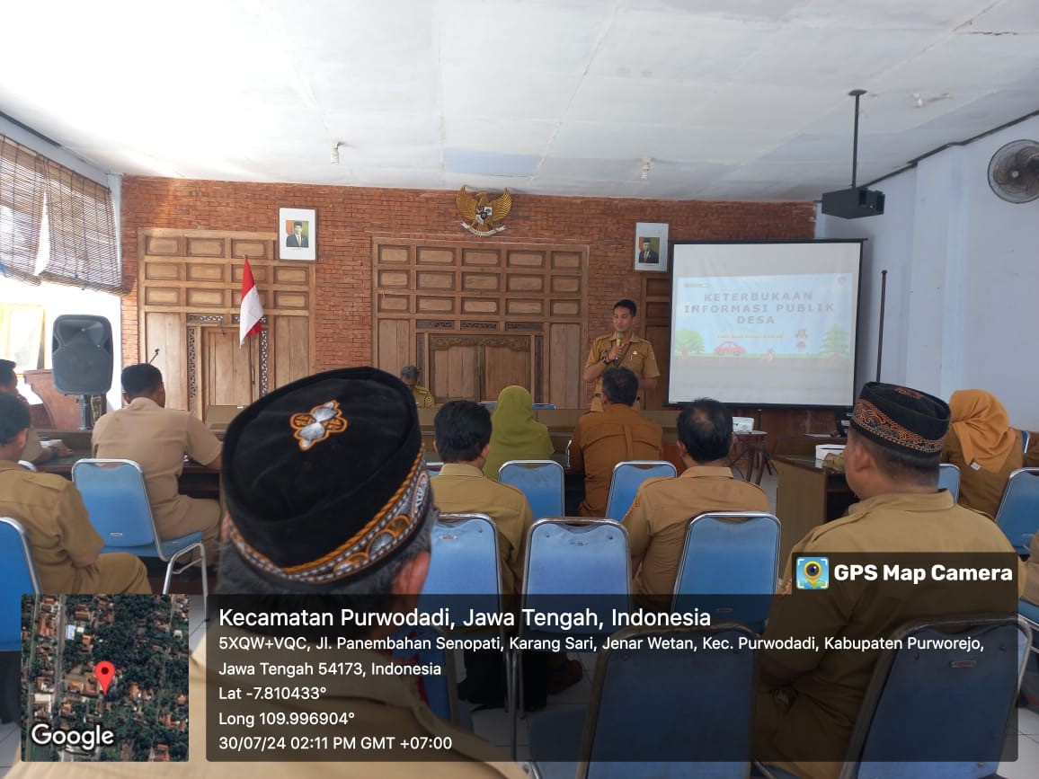 Sossialisasi Keterbukaan Informasi Publik dan Kelompok Informasi Masyarakat di Kecamatan Purwodadi