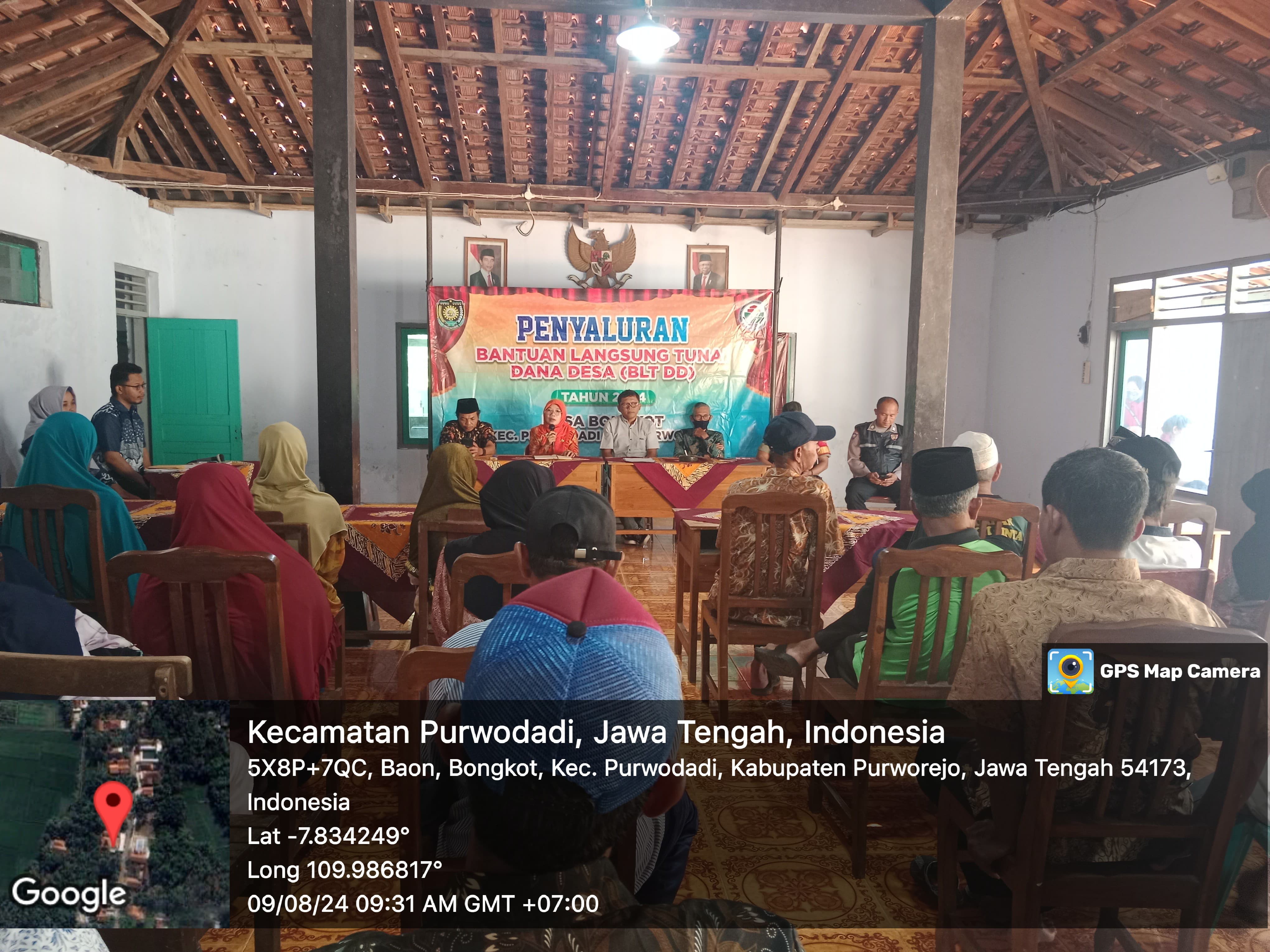 Penyaluran BLT DD Triwulan III  Juli-Agustus TA 2024 Desa Bongkot