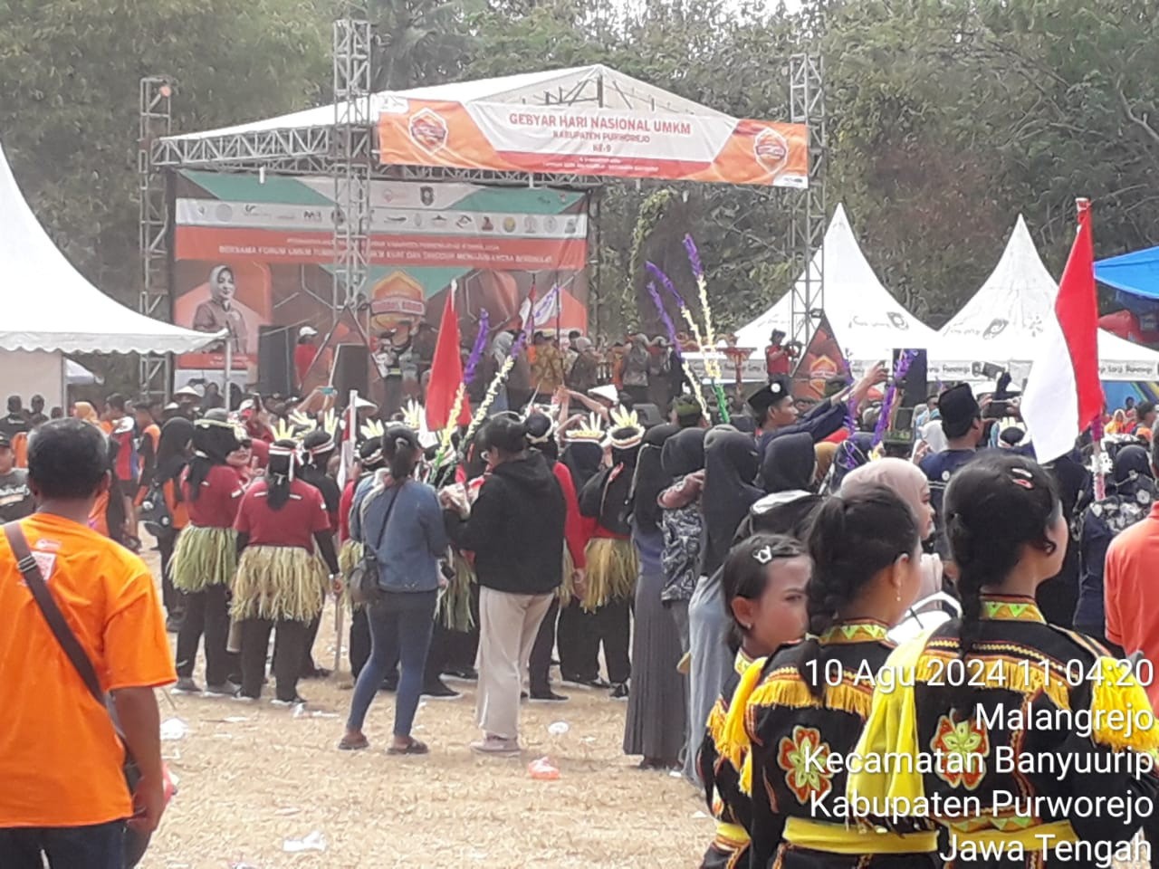 Grebegan Gunungan UMKM Dibuka oleh Bupati Purworejo