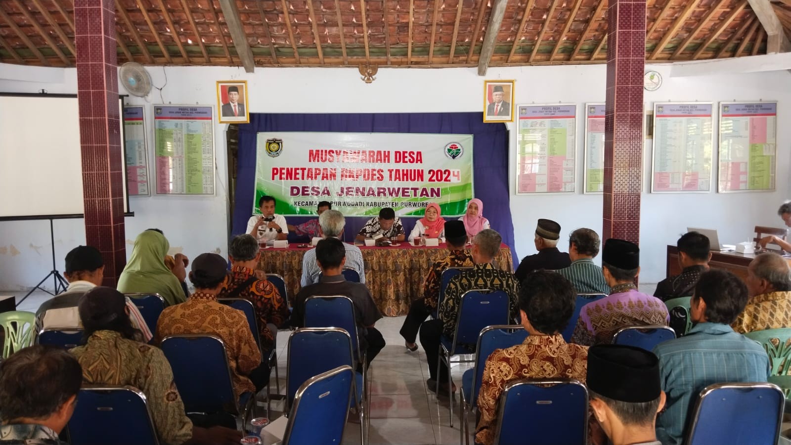 Musyawarah Desa  RKPDes Perubahan & APBDES Perubahan Tahun 2024 di Desa Jenarwetan