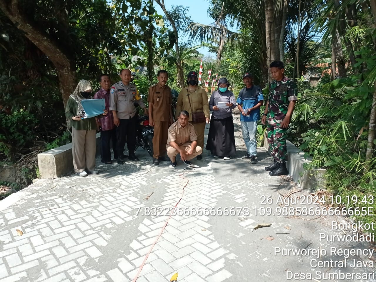 Monitoring Pelaksanaan Realisasi Pembangunan Jalan Desa di Sumbersari