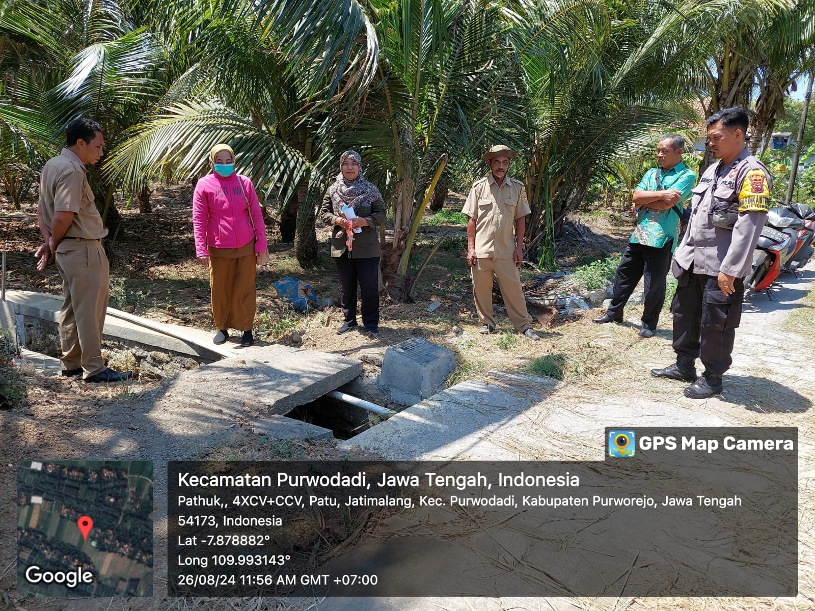 Monitoring Pelaksanaan Realisasi Pembangunan Saluran Air Desa di Jatimalang