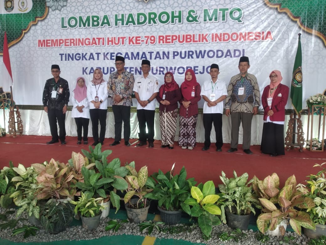 Pembukaan Lomba MTQ dan Hadroh Tingkat Kecamatan Purwodadi