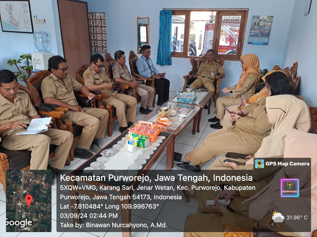 Kegiatan Rapat Internal bersama PT. Inti Sarana Wijaya dari Yogyakarta