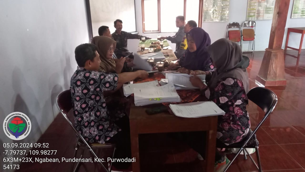 Monitoring Dana Desa Tahun 2024 Desa Pundensari