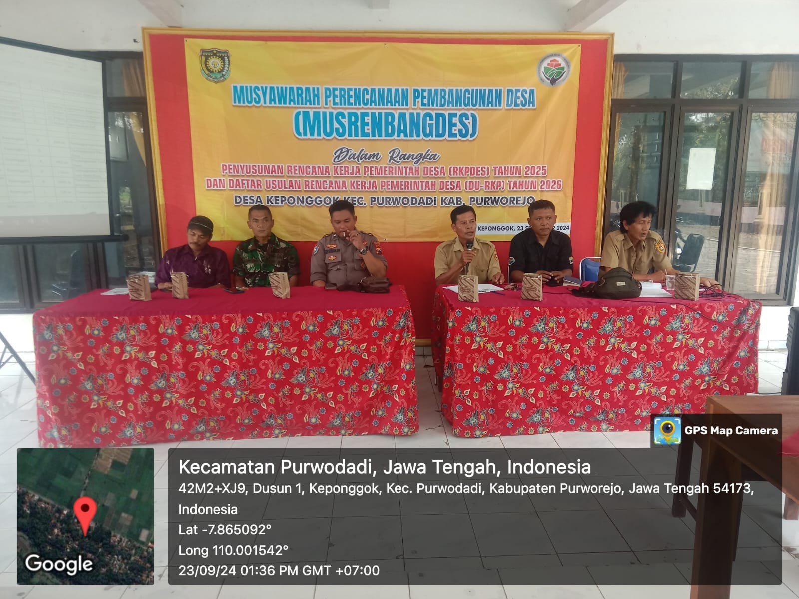 Monitoring  Penyusunan RKPDes Tahun 2025 Desa Keponggok