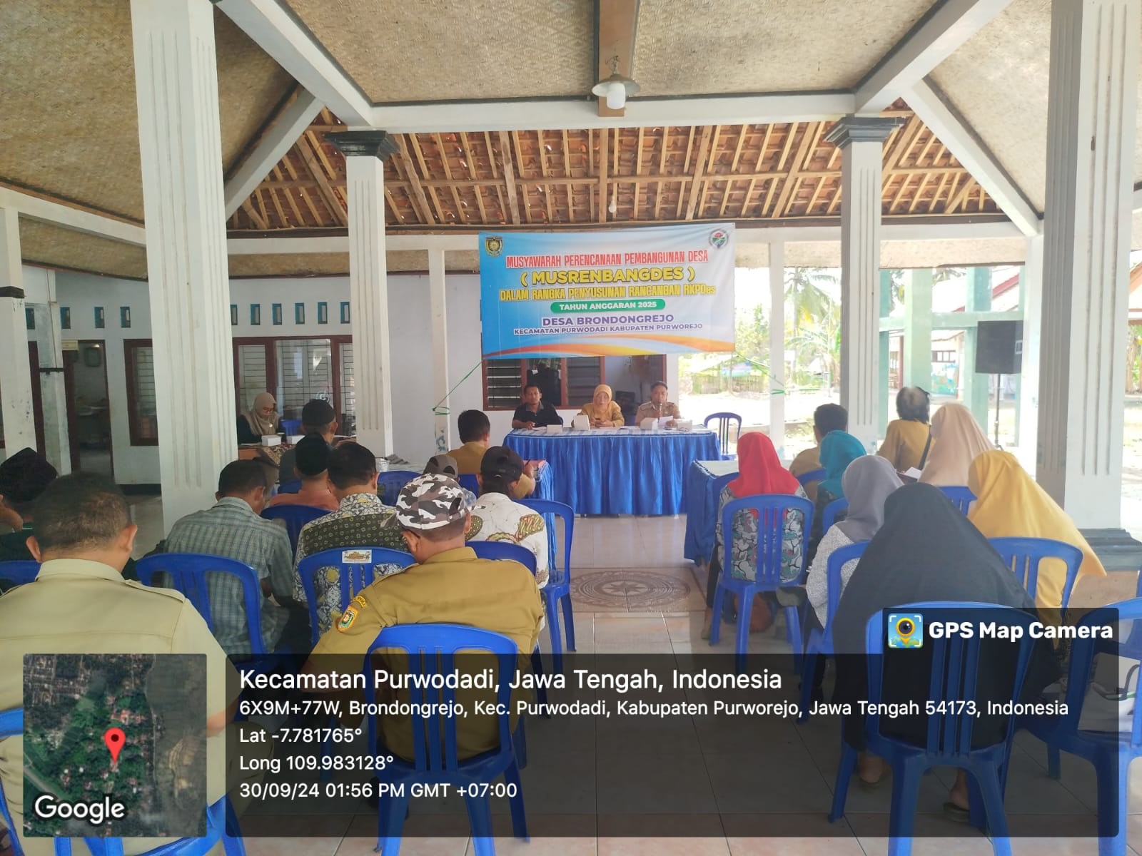 Monitoring Penyusunan RKPDes Tahun Anggaran 2025 Desa:Brondongrejo