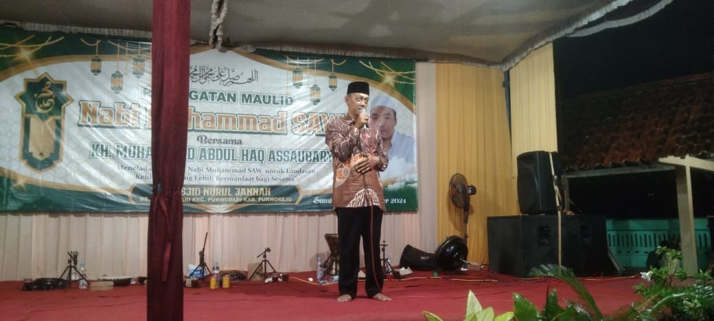 Pengajian Umum Maulid Nabi Muhammad SAW Masjid Nurul Jannah  Di Desa Sumbersari