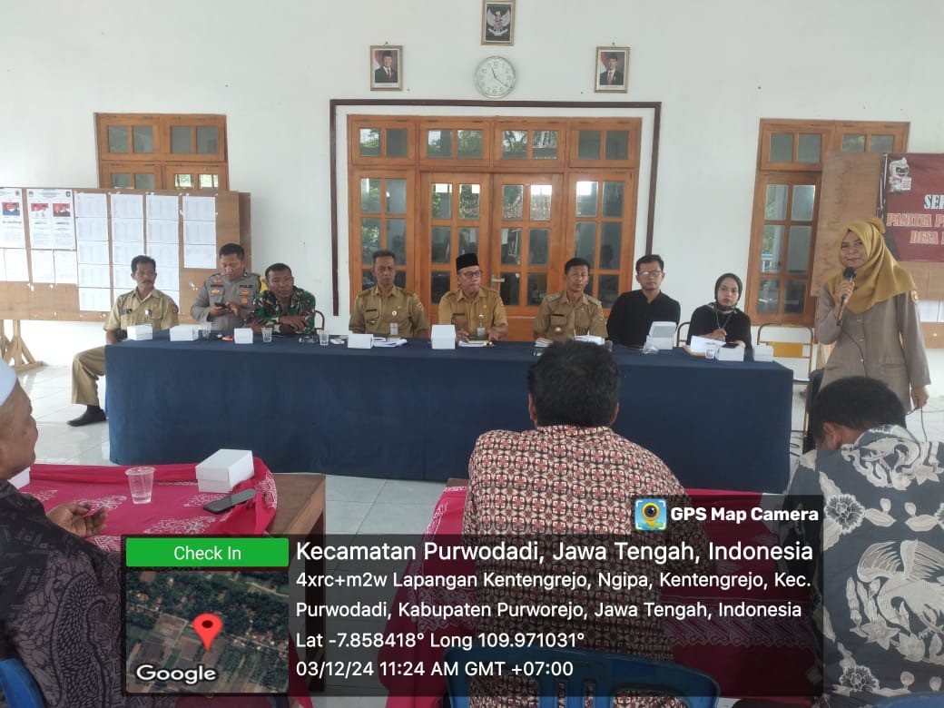 Rapat Pembahasan Aset Desa di Desa Kentengrejo