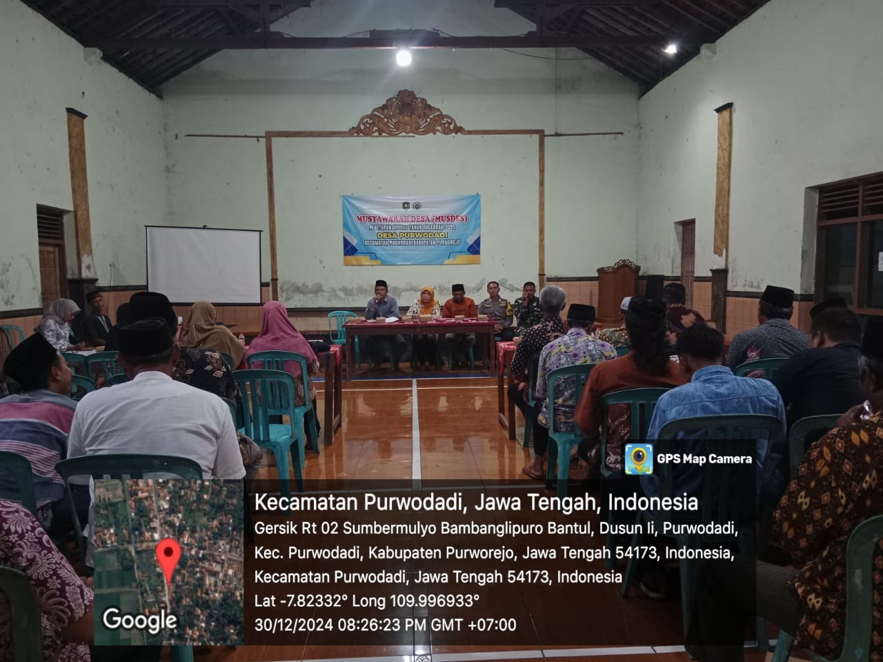 Musdes Penetapan APBDES Tahun Anggaran 2025 Desa Purwodadi