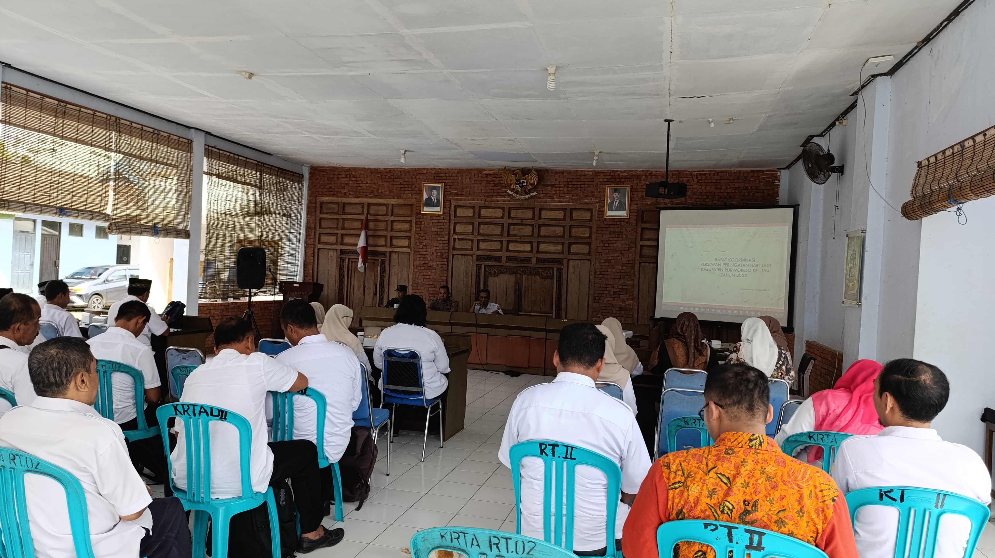 Rapat Persiapan Hari Jadi Kabupaten Purworejo yang ke 194 Tahun 2025 pada tanggal 15-01-2025