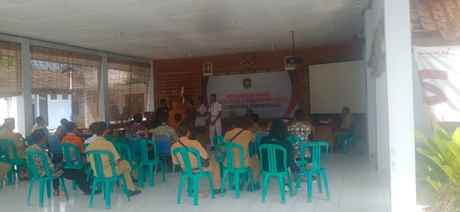 Latihan Bersama Pasukan Bregodo dalam rangka Persiapan Hari Jadi ke 195 Kabupaten Purworejo tanggal 21-01-2025