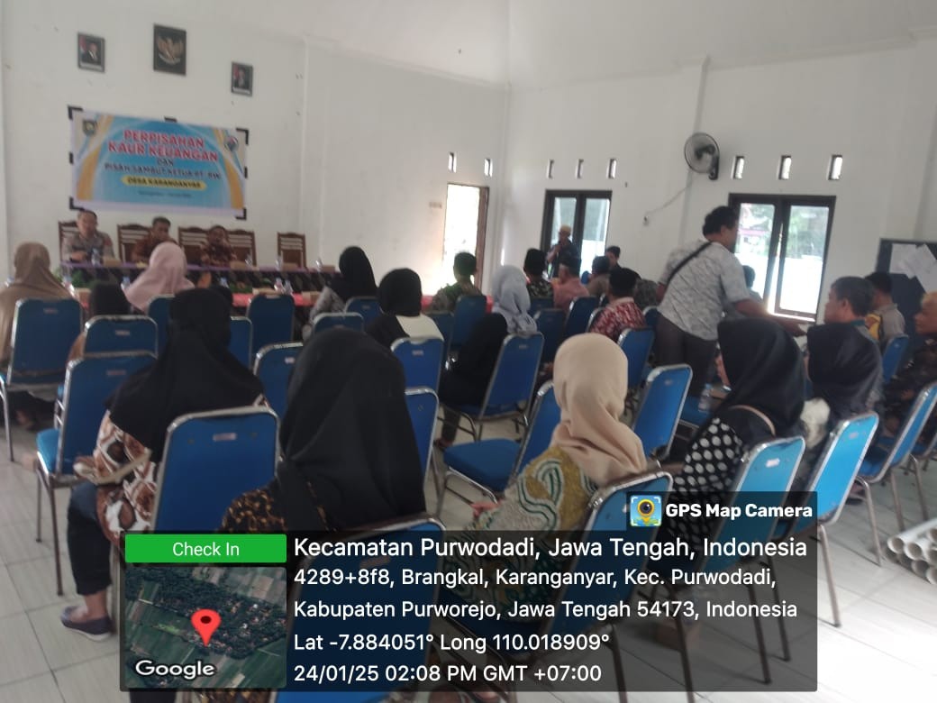 Perpisahan Kaur Keuangan Desa Karanganyar Saudara Sarjono Karena telah Purna Tugas 24-01-2025