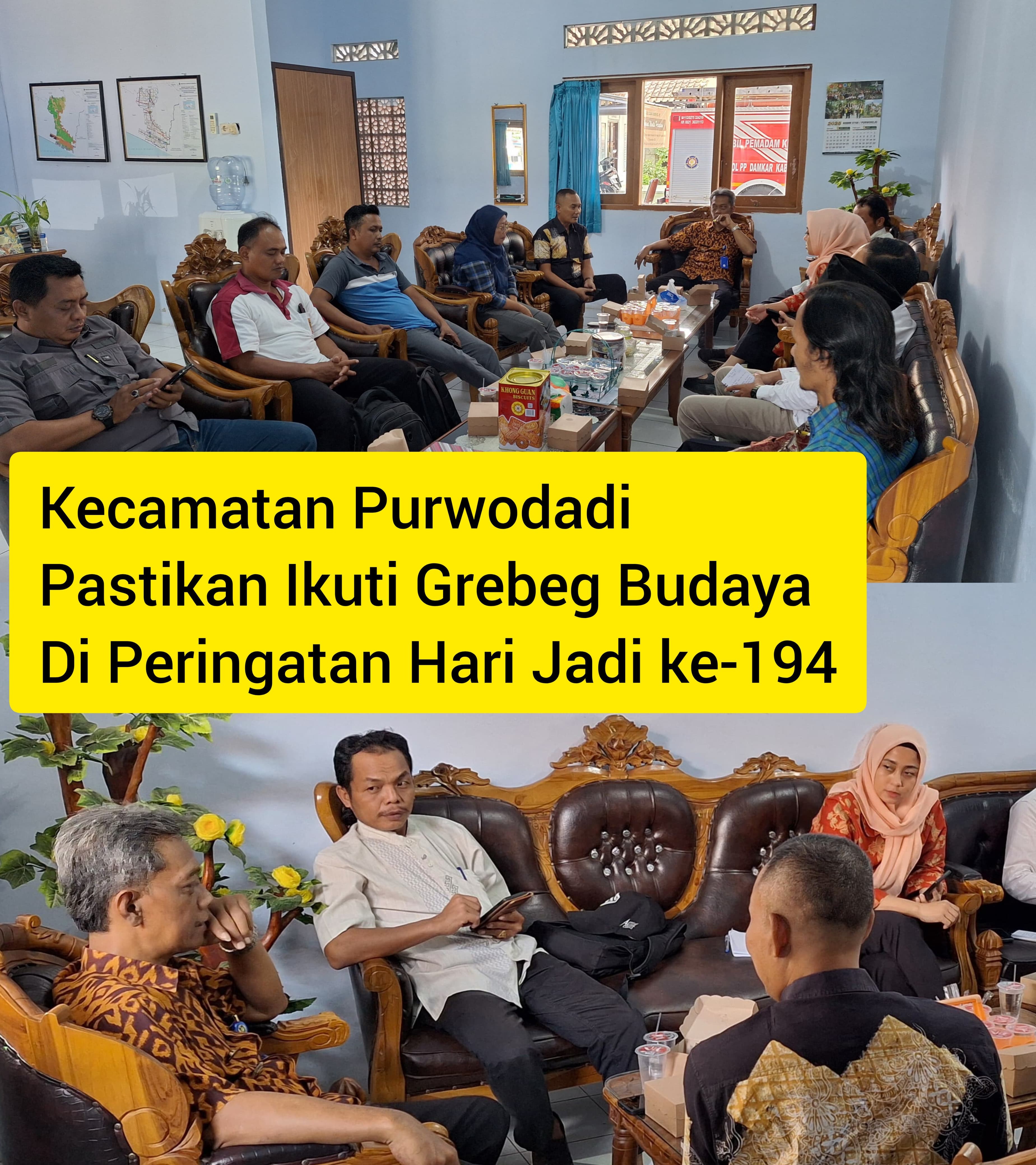 Kecamatan Purwodadi Pastikan Ikut Gerebeg Budaya di Peringatan Hari Jadi Purworejo ke 194