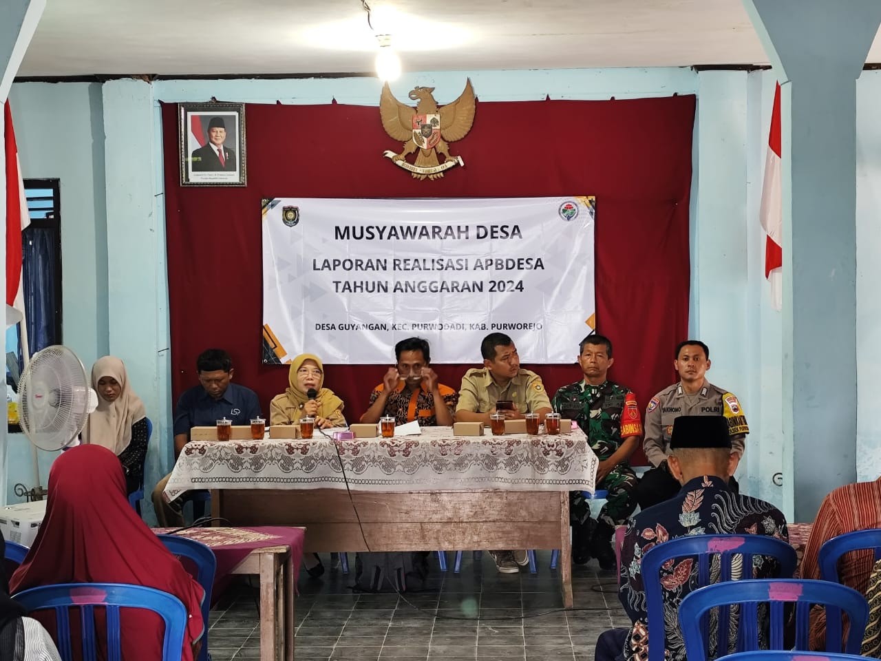 Musyawarah Desa Khusus Penetapan KPM BLT Dana Desa Tahun 2025 dan Musyawarah LPJ APBDes Tahun 2024